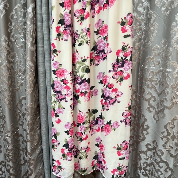 Forever 21 Floral Sleeveless Chiffon Maxi Dress - Picture 3 of 5